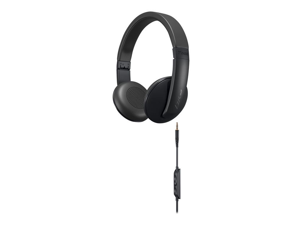 Magnat LZR 760 - Wired Over-Ear Headphones with Microphone - Black