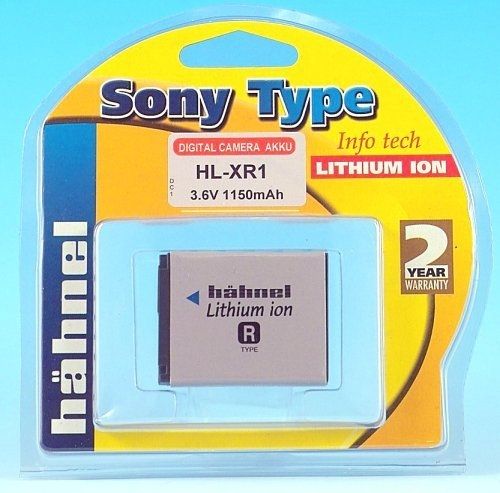 Batería Hahnel equivalente Sony NP-FR1 - 3,6 V - 1250 mAh