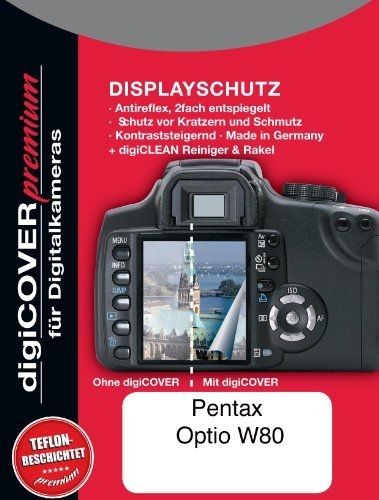 Digicover Premium Screen Protection for Pentax Optio W80