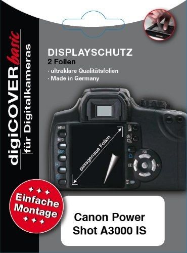 Digicover Screen Protector for Canon PowerShot A3000 IS