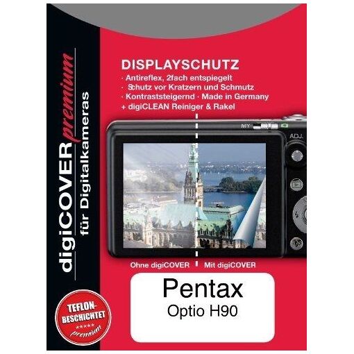 Digicover Premium Screen Protection for Pentax Optio H90
