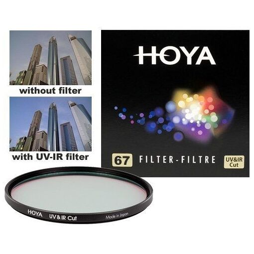 Hoya UVIR67 UV + IR Red Lens Filter - 67mm