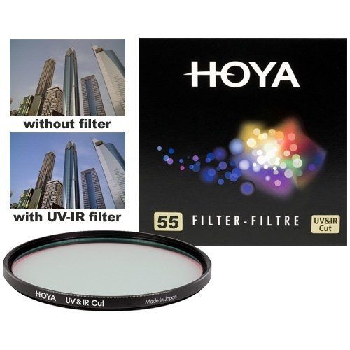 Hoya UVIR55 Lens Filter - UV + IR Red HMC 55mm
