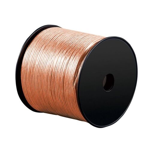 Câble haut-parleur transparent Wentronic 2x 1,50 CCA 100m