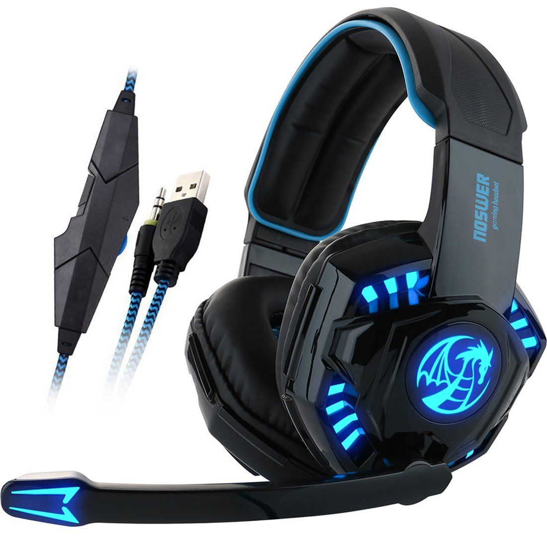 Sades NOSWER I8S Gaming Headset with LED Lighting