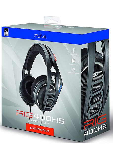 Nacon RIG 400HS - Gaming Headset - Over-ear - Wired - For Sony PlayStation 4, PlayStation 4 Pro, PlayStation 5