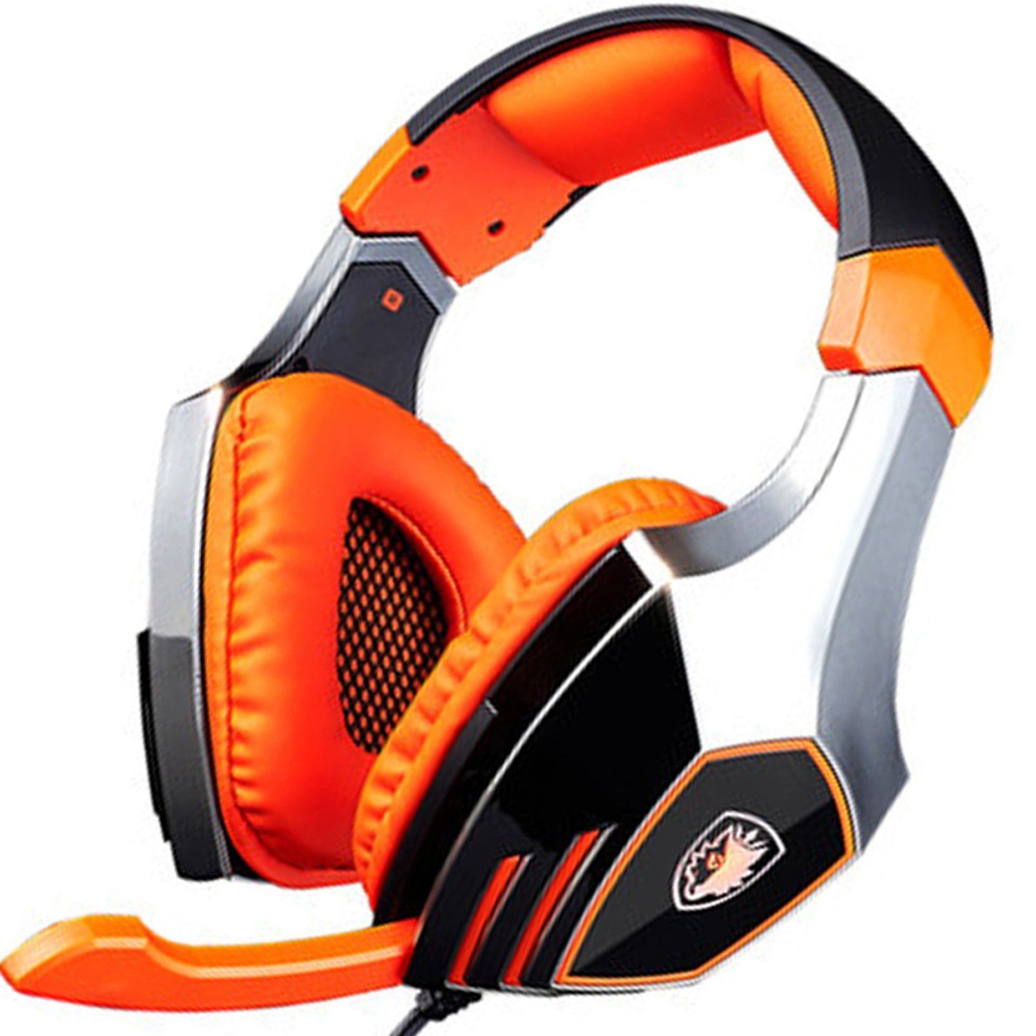Sades A60 Ele Gaming Headset with Microphone - Orange