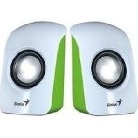 Genius SP-U115 Portable Speakers - White, Grass Green