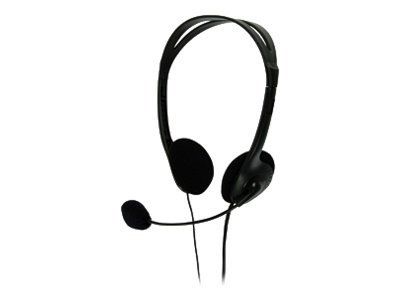 Auricular con cable Nedis BXL-HEADSET1BL - Sobre el oído - Negro