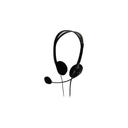 Auricular con cable Nedis BXL-HEADSET1BL - Sobre el oído - Negro