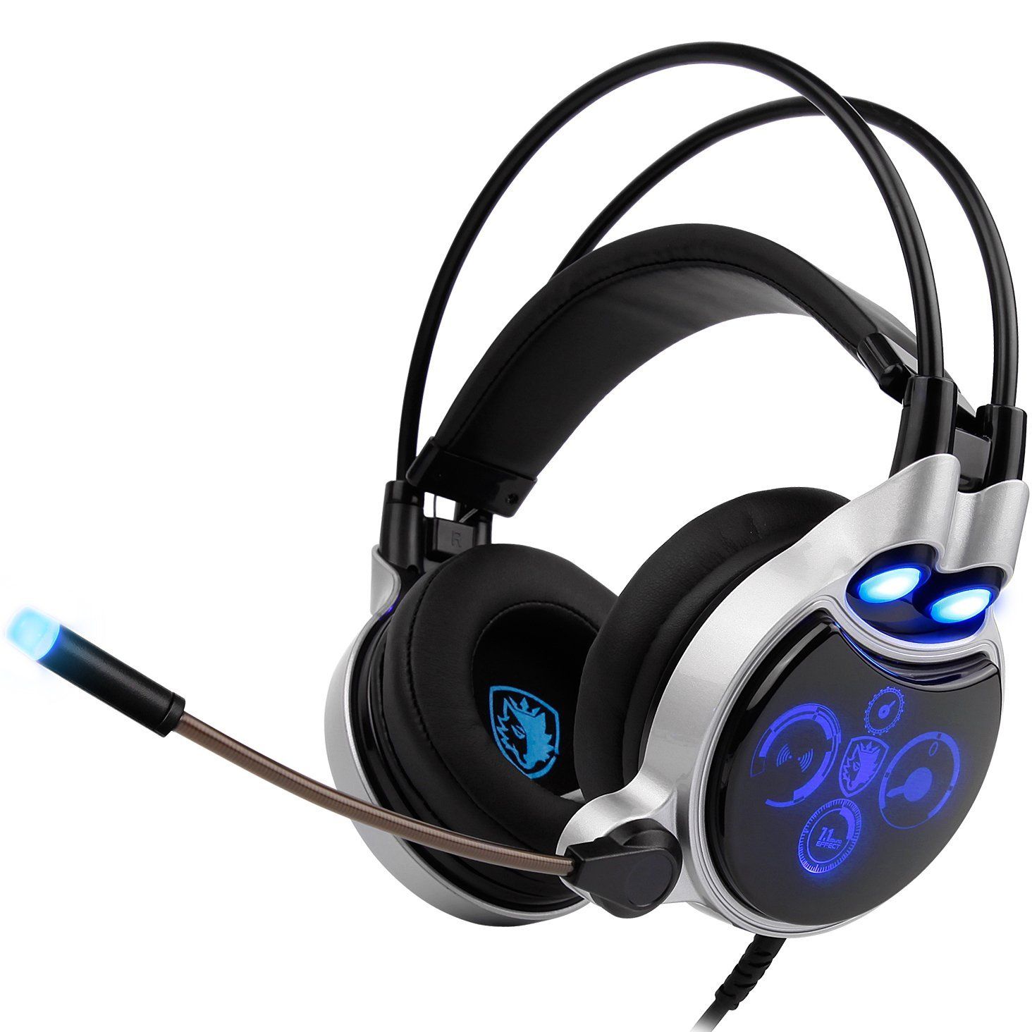Sades SA908 7.1 Channel Digital Surround Sound USB Stereo Gaming Headset with Microphone