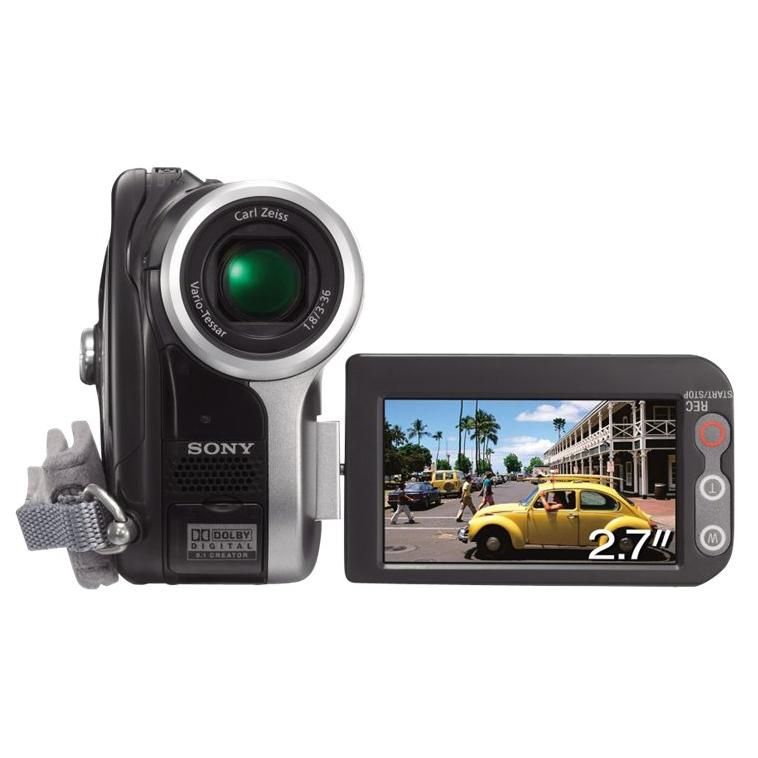 Sony Handycam DCR-DVD203E - Camcorder - 1MP - 12x Optical Zoom - Carl Zeiss Lens - DVD