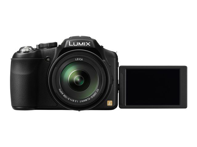 Panasonic Compact Digital Camera - 12.1MP - 24x Optical Zoom - Leica - Black
