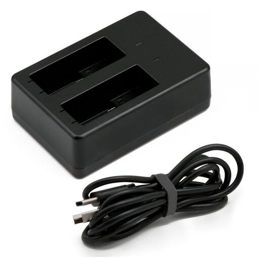 Cargador QUMOX de dos ranuras USB para GoPro HERO 5