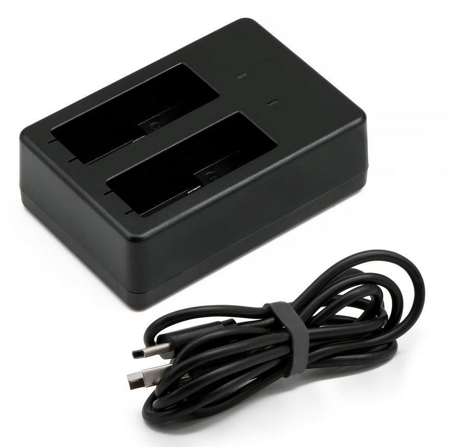 Cargador QUMOX de dos ranuras USB para GoPro HERO 5