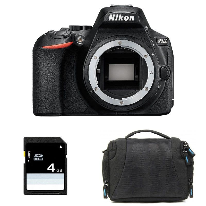 Nikon D5600 Camera + Bag + 4GB SD Card