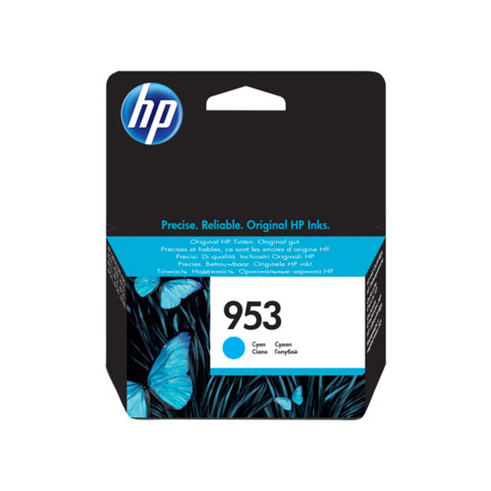 HP 953 Cyan Ink Cartridge (F6U12AE)