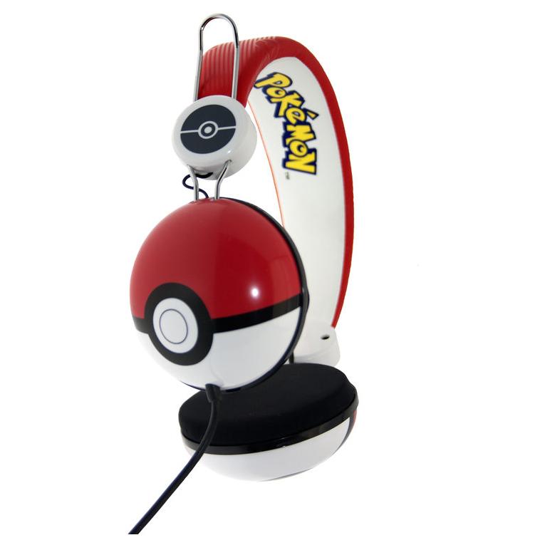 Casques OTL Technologies Pokémon Pokeball avec fil et arceau musical rouge