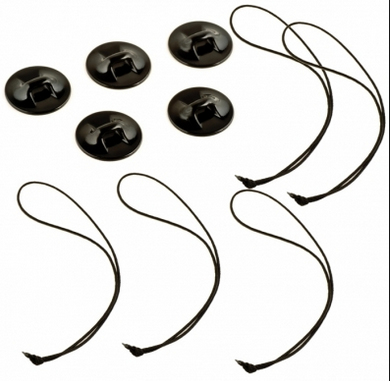 GoPro Camera Tethers (Size: 5 Pack, Color: Black)