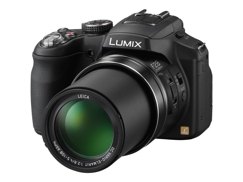 Panasonic Lumix DMC-FZ200 Compact Digital Camera - 12.1MP - 24x Optical Zoom - Leica - Black