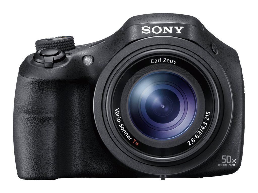 Sony Cyber-shot DSC-HX350 - Digital Camera - Compact - 20.4 MP - 1080p / 60fps - 50x Optical Zoom - Carl Zeiss - Black