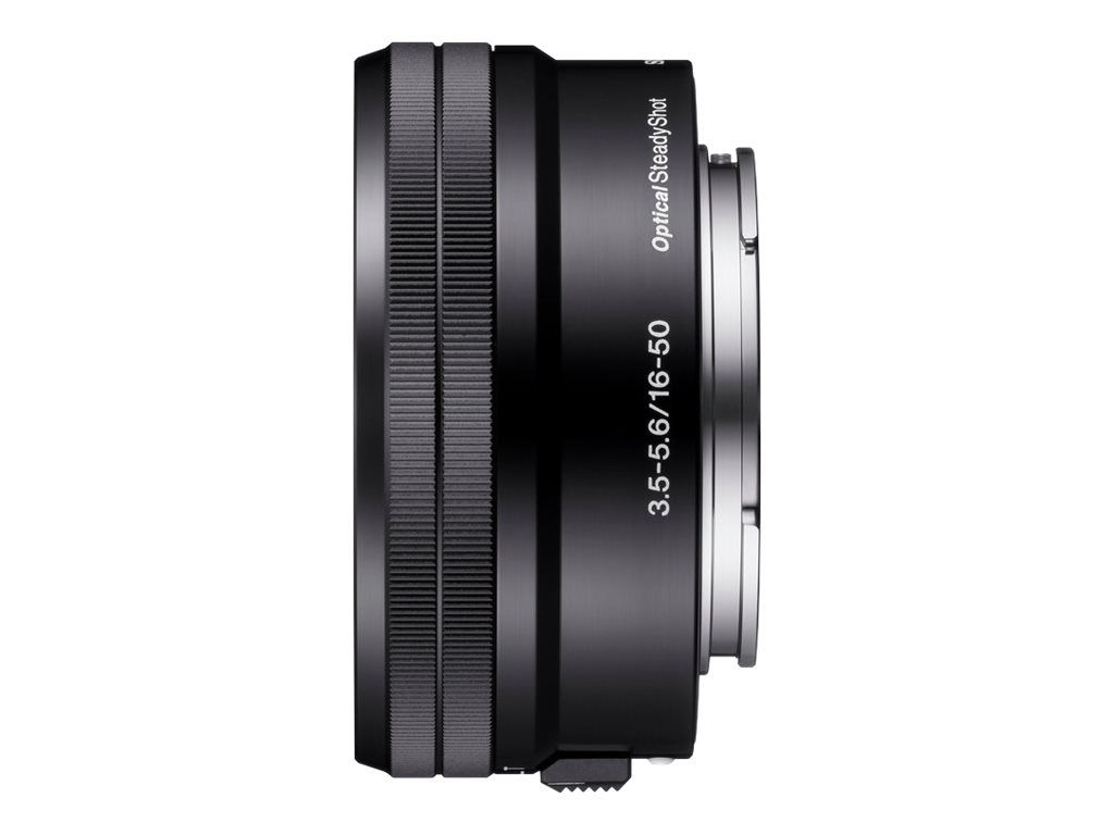 Sony SELP1650 - Zoom Lens - 16-50mm - f/3.5-5.6 PZ OSS - Sony E-mount - for Cinema Line; VLOGCAM; a1; a1 II; a6700; a7 IV; a7V; a7C; a7C II; a7CR; a7R V; a9 III