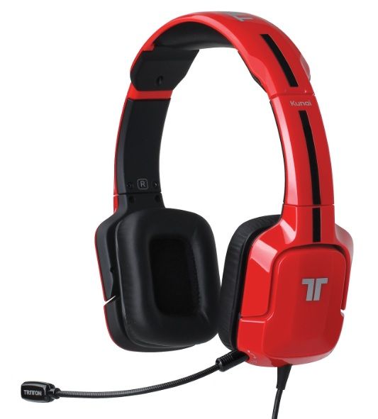 Tritton Kunai Stereo Headset for Wii U & 3DS - Red