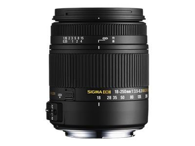 Sigma Zoom Lens - 18-250mm f/3.5-6.3 DC Macro OS HSM - Sony A-mount
