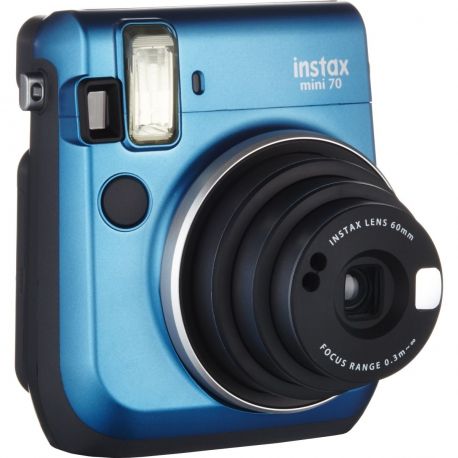 Fujifilm Instax Mini 70 Instant Camera - 60mm Blue Lens