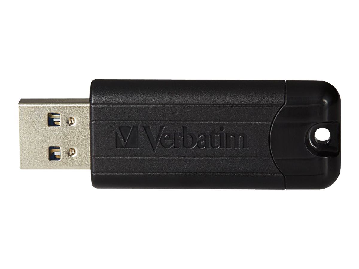 Verbatim PinStripe USB 3.2 Gen 1 Flash Drive - 256GB - Black