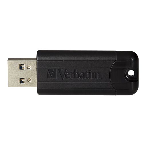 Verbatim PinStripe USB 3.2 Gen 1 Flash Drive - 256GB - Black