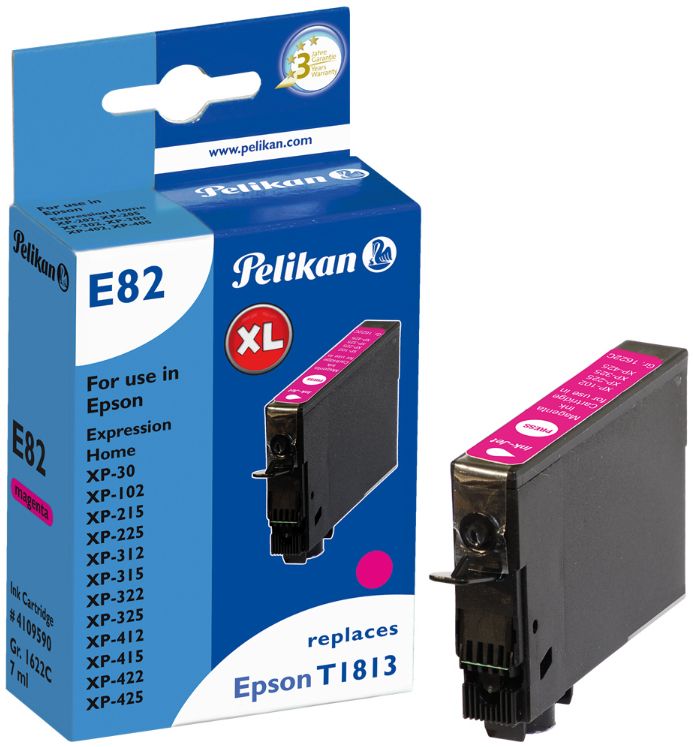 Pelikan E82 Pigment Ink Cartridge Magenta