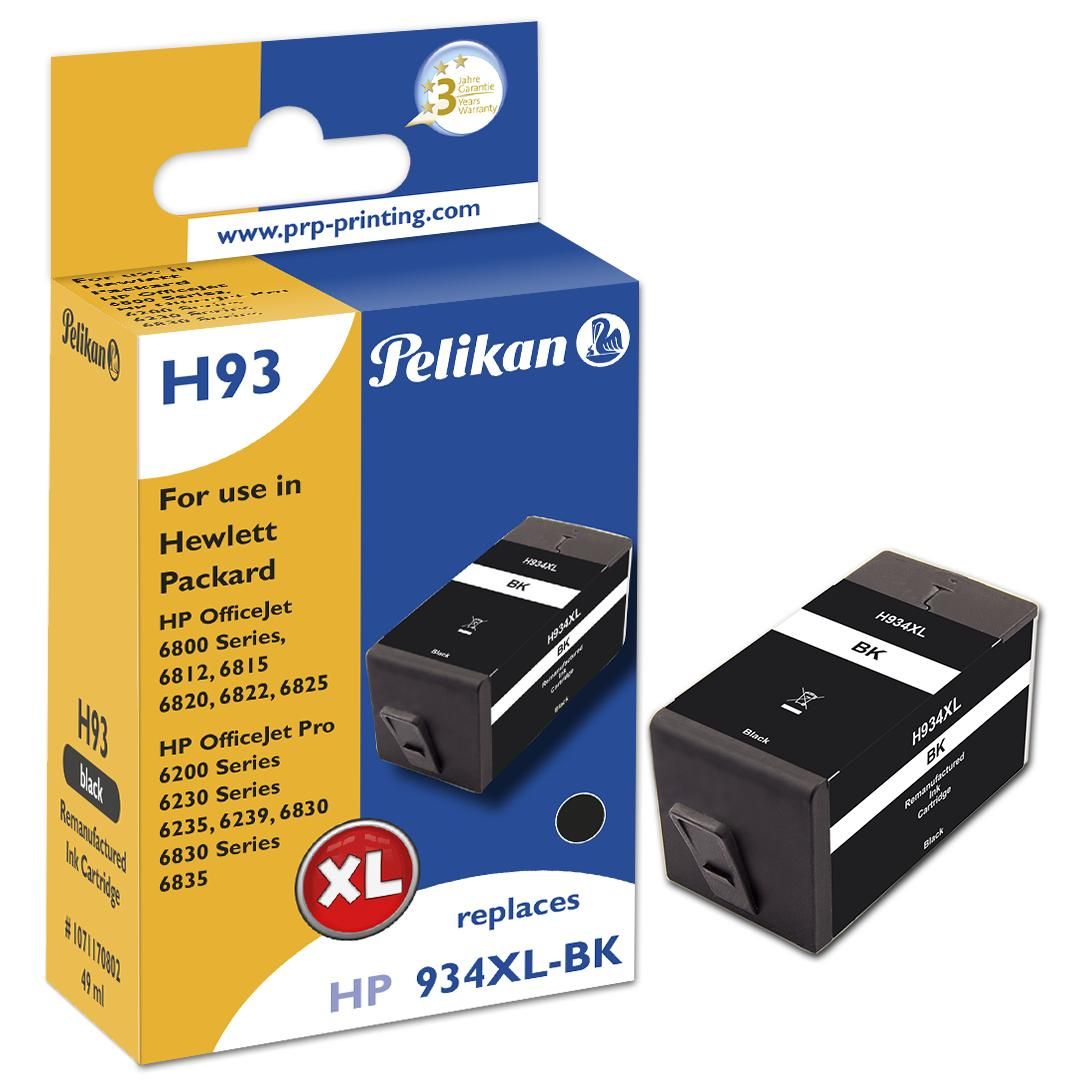 Pelikan H93 Black Ink Cartridge (XL Capacity) - 1 Piece