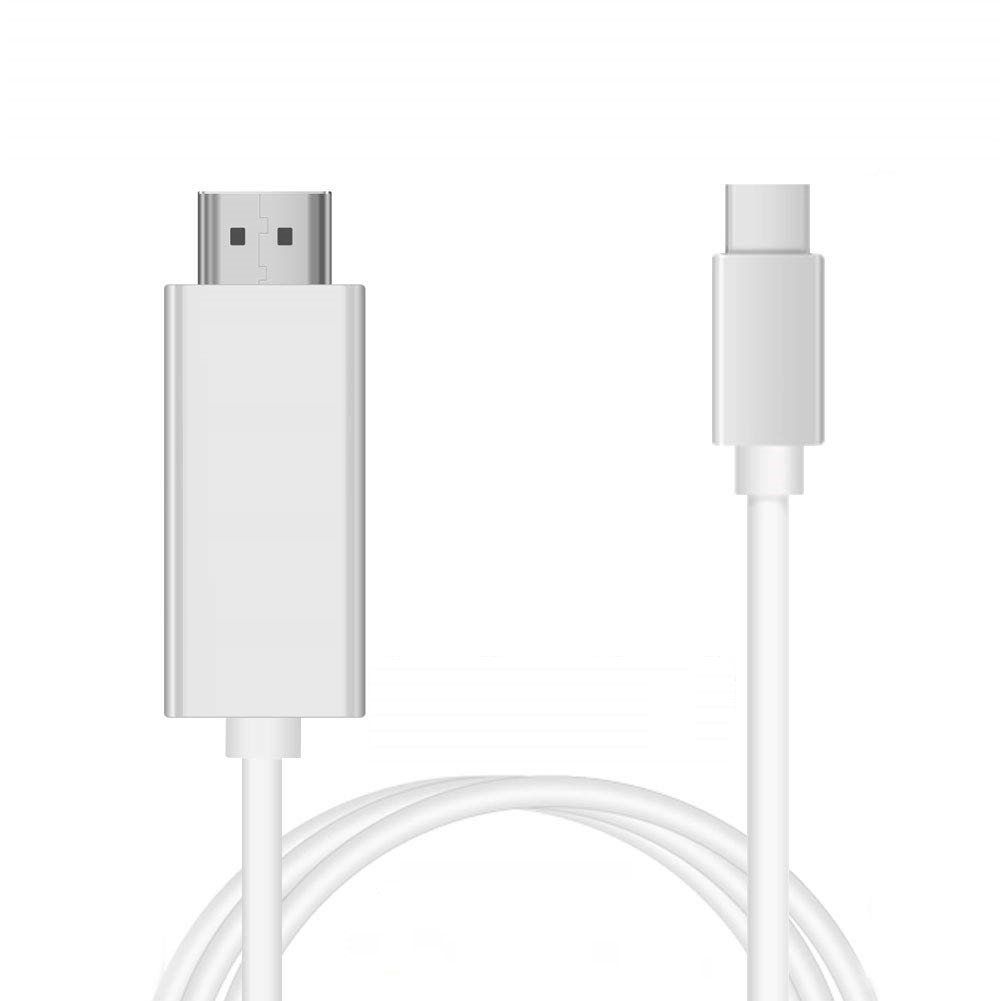 Cable USB-C a HDMI 4K (2 metros), Blanco