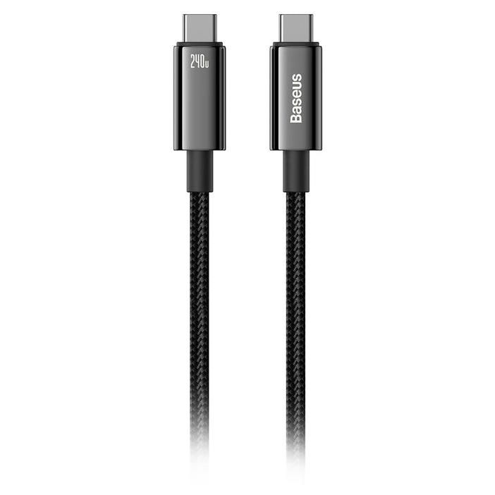 Cable Baseus USB-C 2m, USB 2.0, Negro
