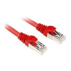 Sharkoon 0.25m Cat6 S/FTP Network Cable - Red