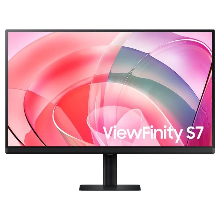 Samsung ViewFinity S7 S27D700EAU - S70D Series 27" LED Monitor - UHD 4K 3840x2160 @ 60Hz - IPS - 350 cd/m² - 1000:1 - HDR10 - 5ms - HDMI, DisplayPort - Black