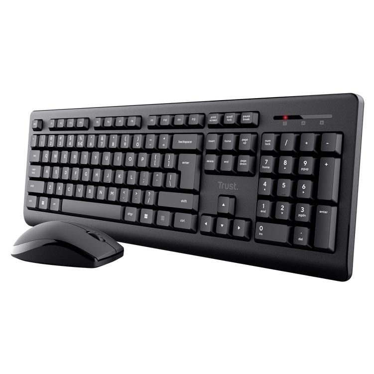 Trust Primo Wireless Keyboard with Mouse, QWERTY Layout