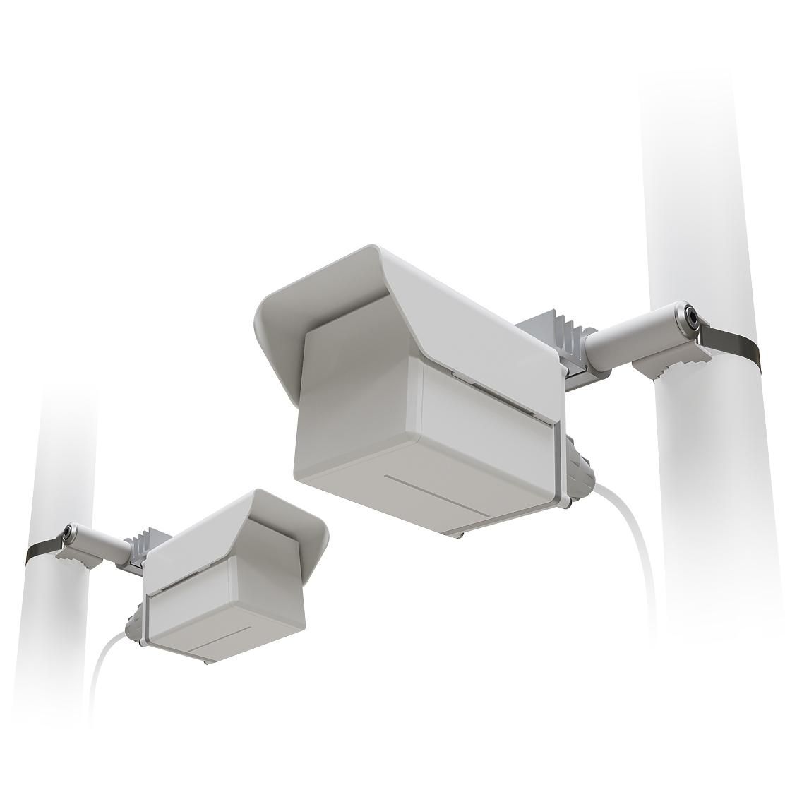 Mikrotik Wireless Wire Cube Pro 433 Mbps White Ethernet Connector, PoE Supported