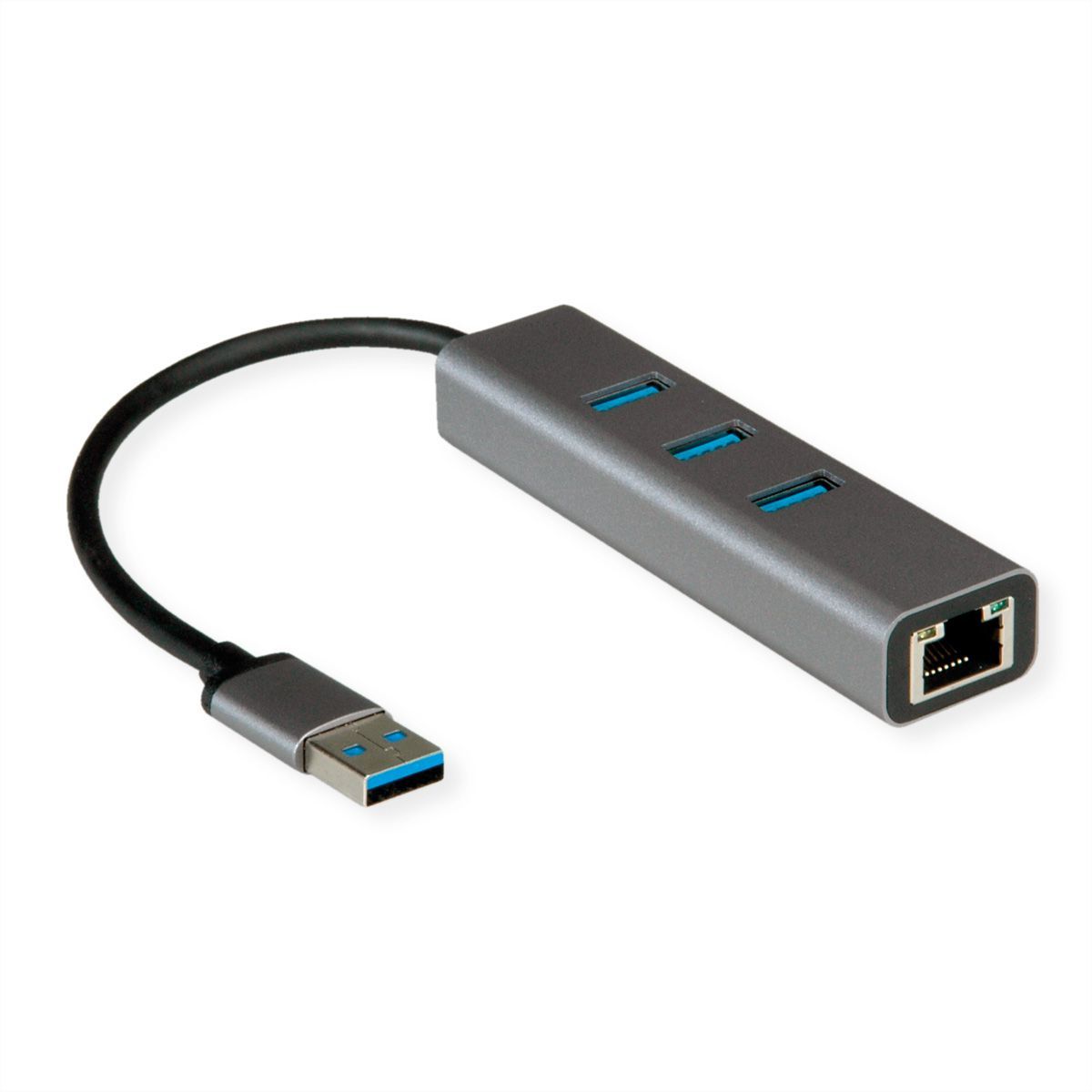 Roline USB Type-A Fil Docking Station, Grey