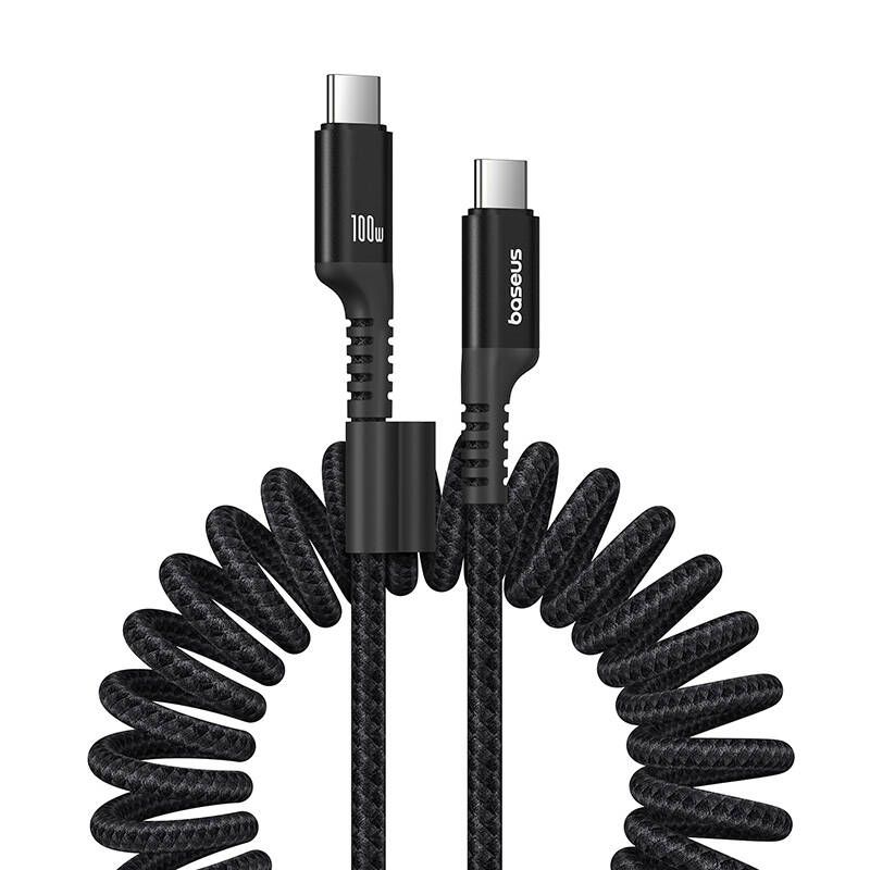 Baseus Fish-Eye 100W USB-C to USB-C Cable, 1m (Black)