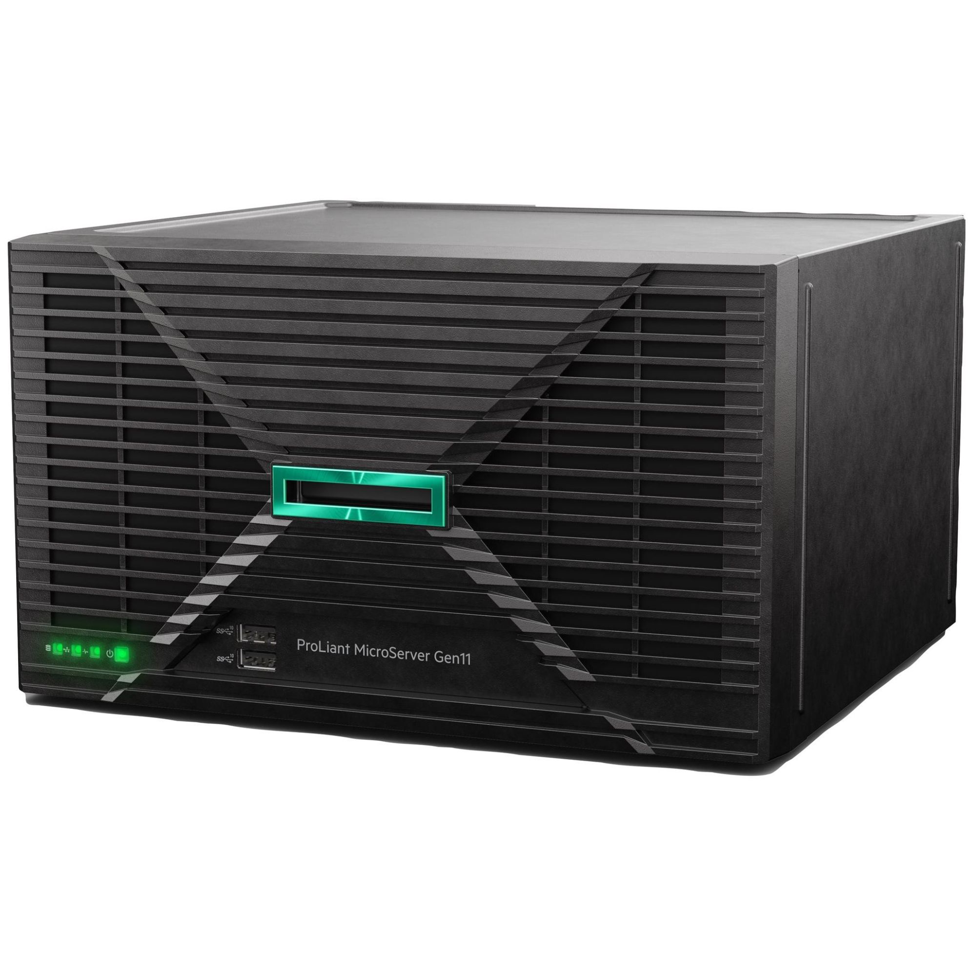 Servidor Micro HP ProLiant Gen11 - Pentium Gold G7400 3.7 GHz 16GB RAM sin gráficos - Negro
