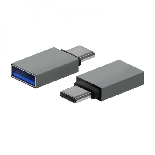 Adaptador AISENS USB-C a USB-A - Gris