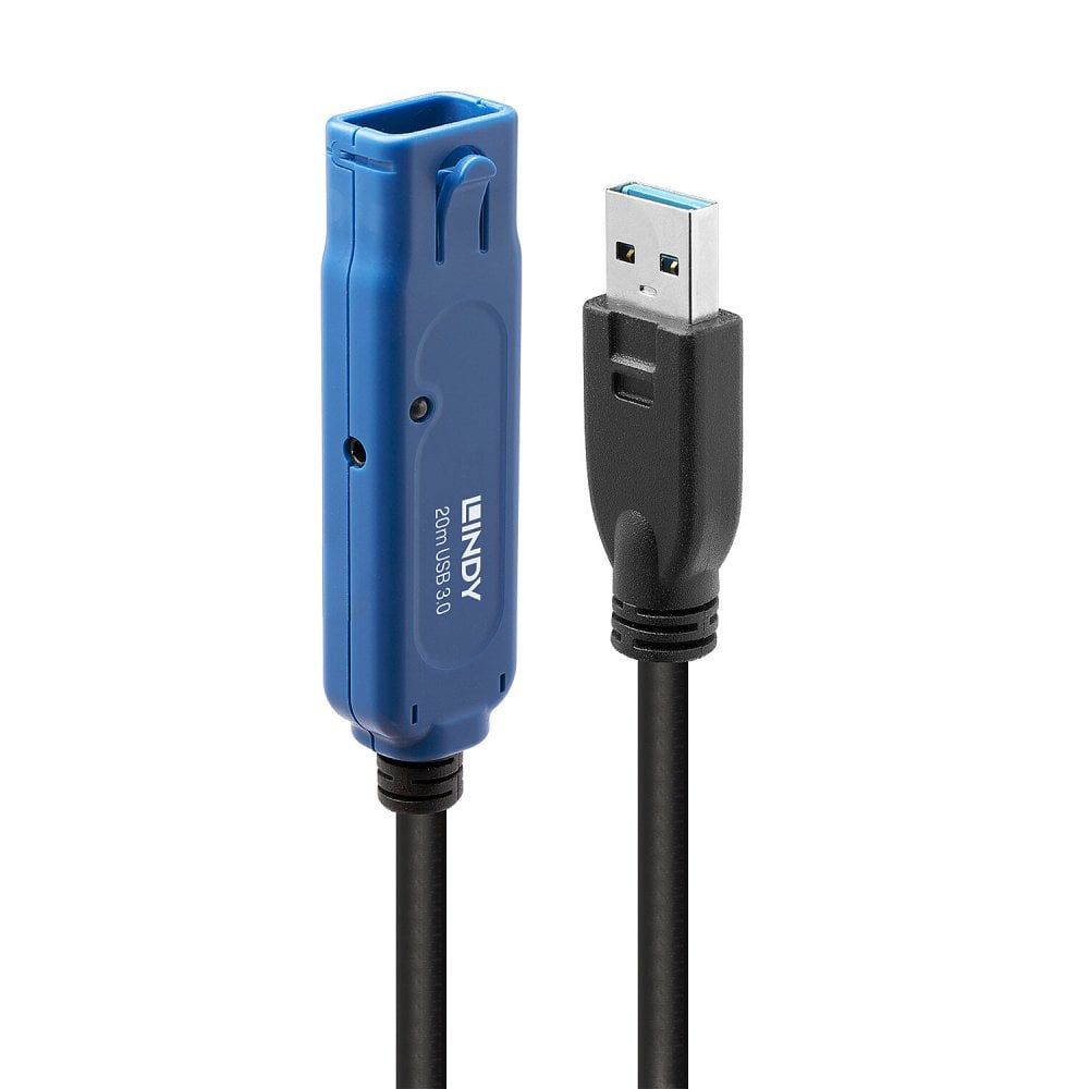 Lindy USB 3.2 Gen 1 Cable, 20m, Black