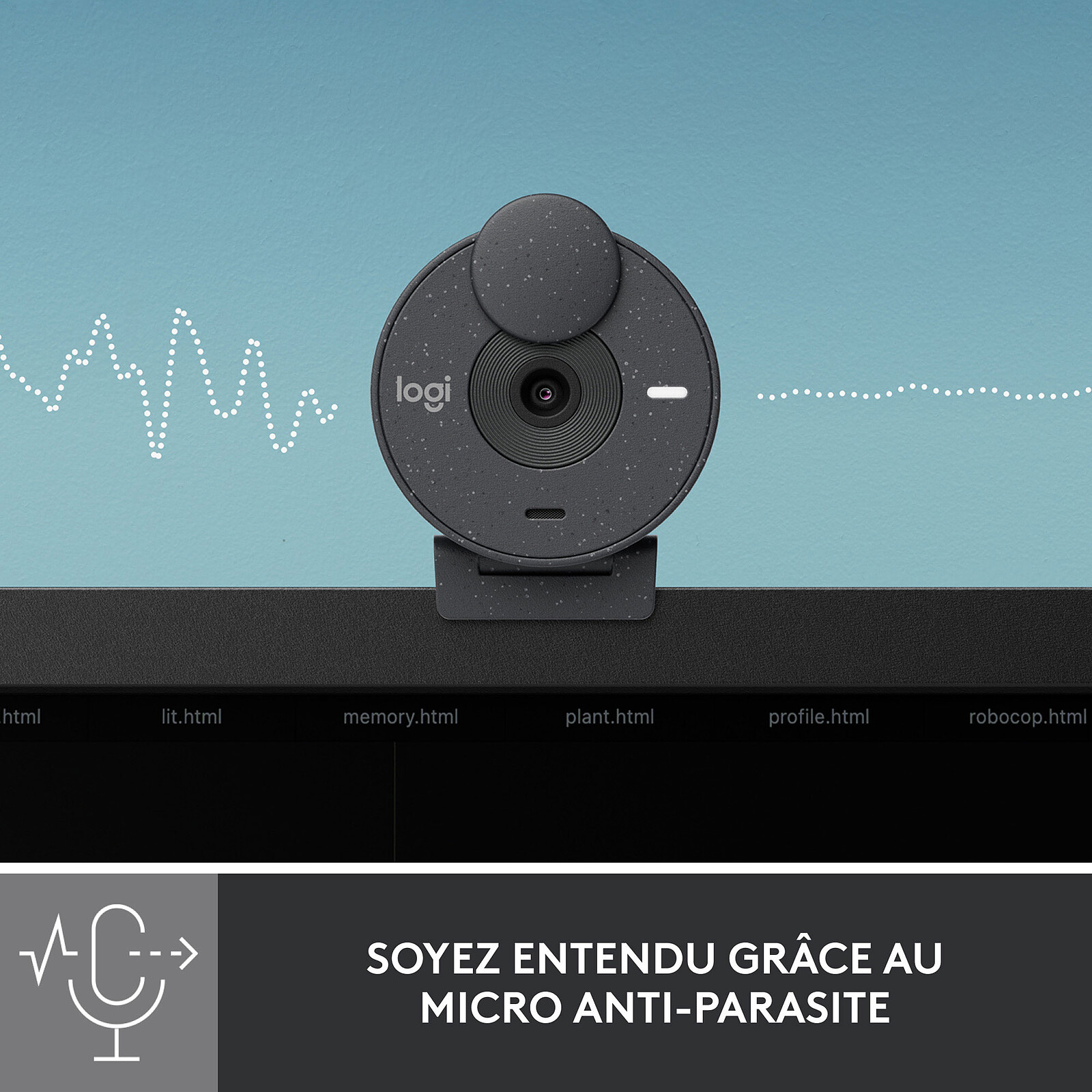 Logitech BRIO 300 (Gris grafito)