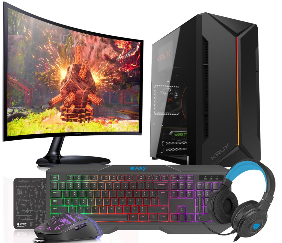 Kit de juego VIST con Ryzen 5 5600G - 32GB de RAM - RX Vega - SSD de 1TB - Pantalla LCD de 24" - Windows 11 Pro