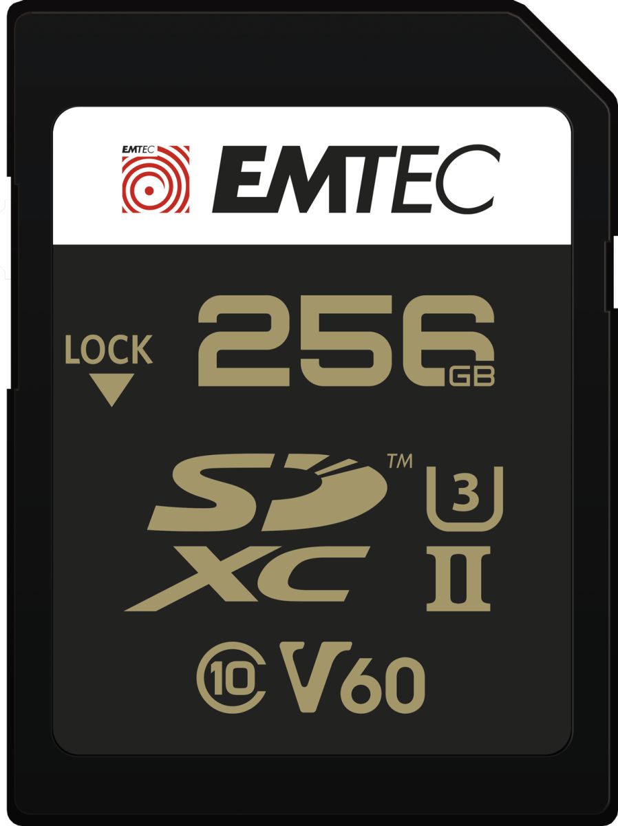 Emtec 256GB SDXC UHS-II Class 2 Memory Card