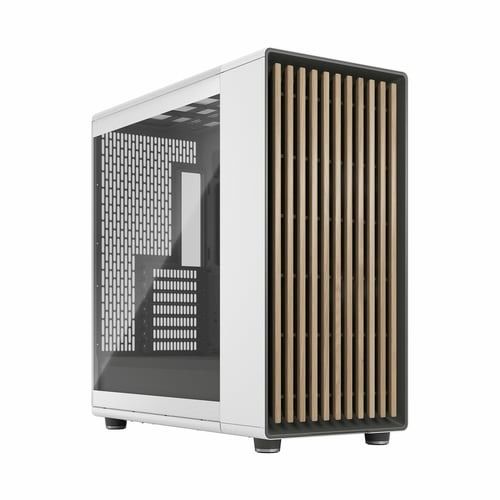 Fractal Design North XL Chalk White TG Clear - E-ATX Mid Tower Case - White with Window