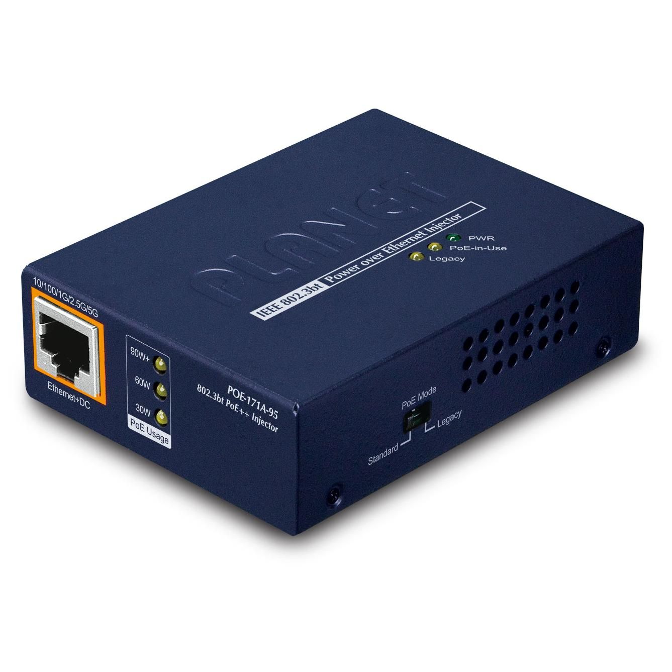 Planet Gigabit Ethernet Switch POE-171A-95 (10/100/1000) with Ethernet Connection and PoE Powering
