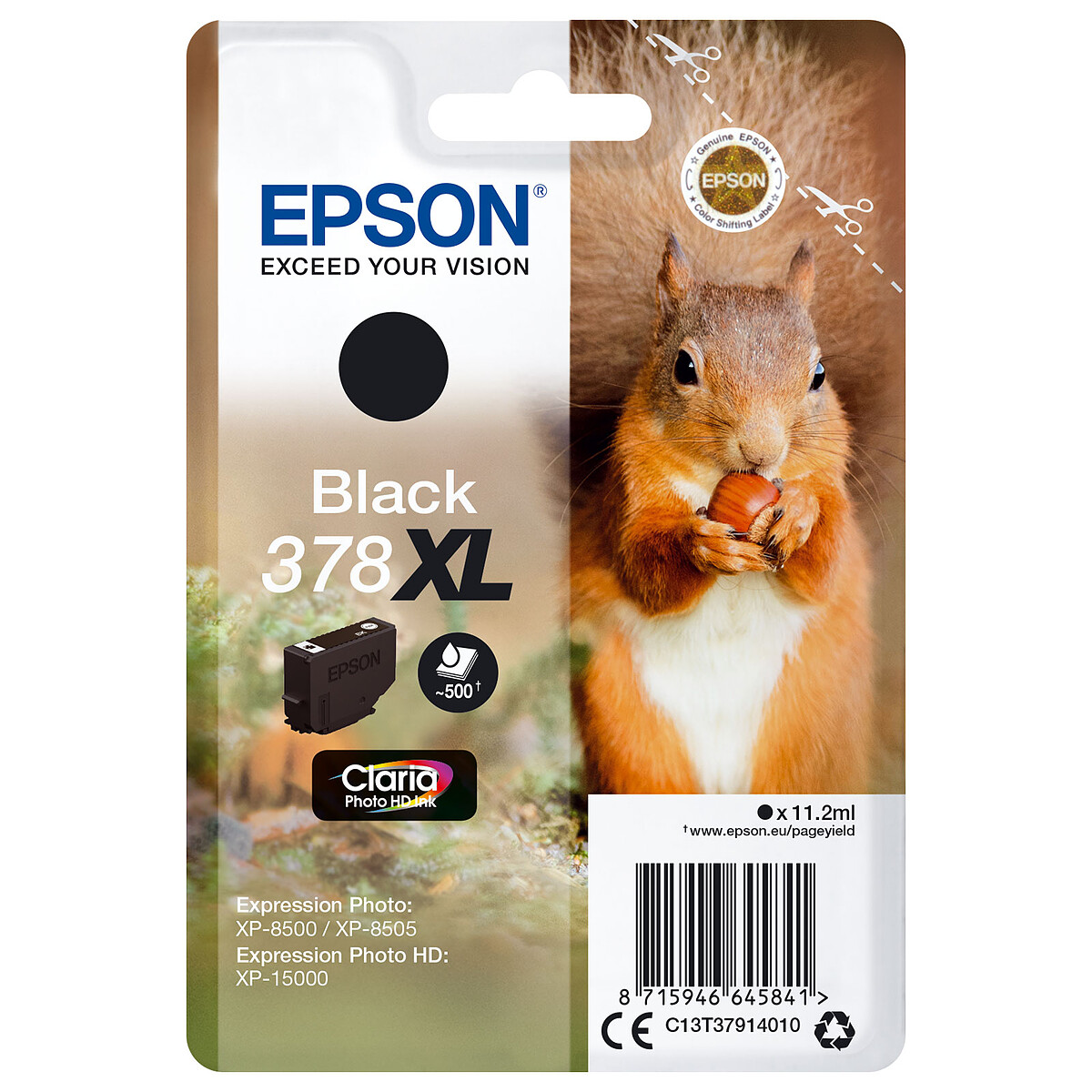 Epson Ecureuil Noir 378XL
